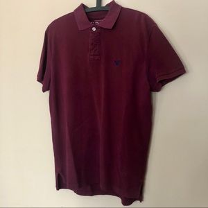 Men’s American Eagle Burgundy Polo